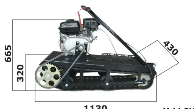 Мотобуксировщик XTREME-MOTORS "Конек-Горбунок" 6.5 л.с. в Майкопе