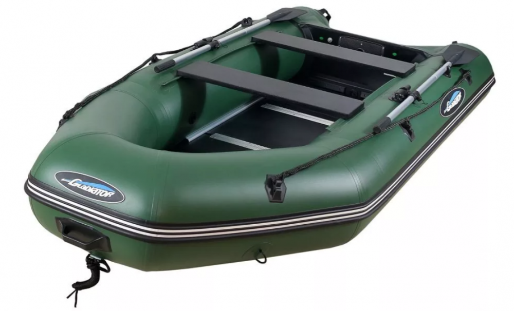 МОТОРНО-ГРЕБНАЯ ЛОДКА ПВХ GLADIATOR А 340 ТК С ФАНЕРНЫМ ПОЛОМ в Майкопе