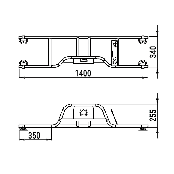 Стойка рулевая с бортовым креплением малая в Майкопе