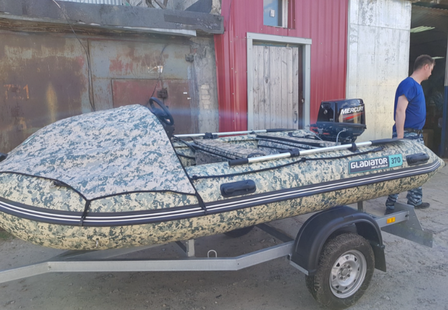 НАДУВНАЯ ЛОДКА GLADIATOR C370AL в Майкопе