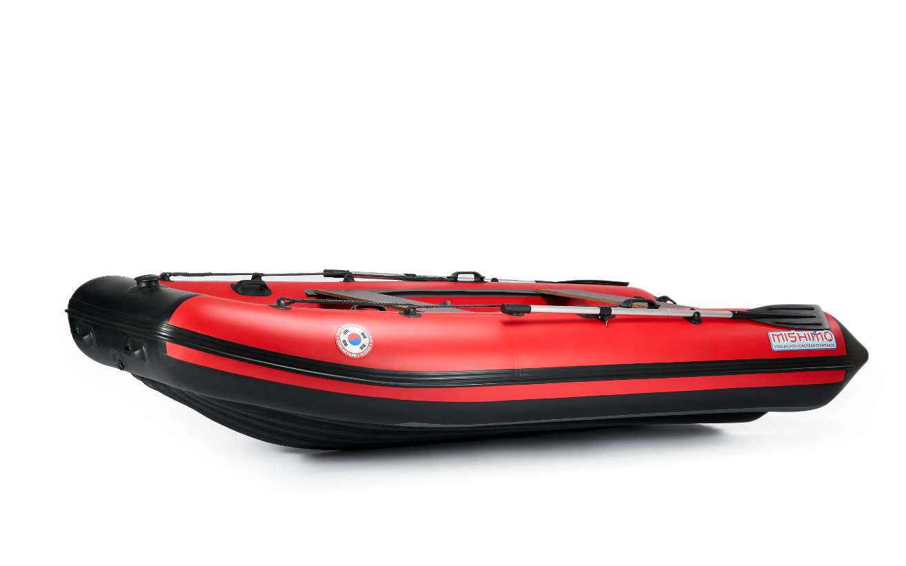 КОМПЛЕКТ ЛОДКА MISHIMO RAPID 380 PRO+ ЛОДОЧНЫЙ МОТОР MARLIN MP 9.9 (20) AMHS PROLINE FORCE в Майкопе