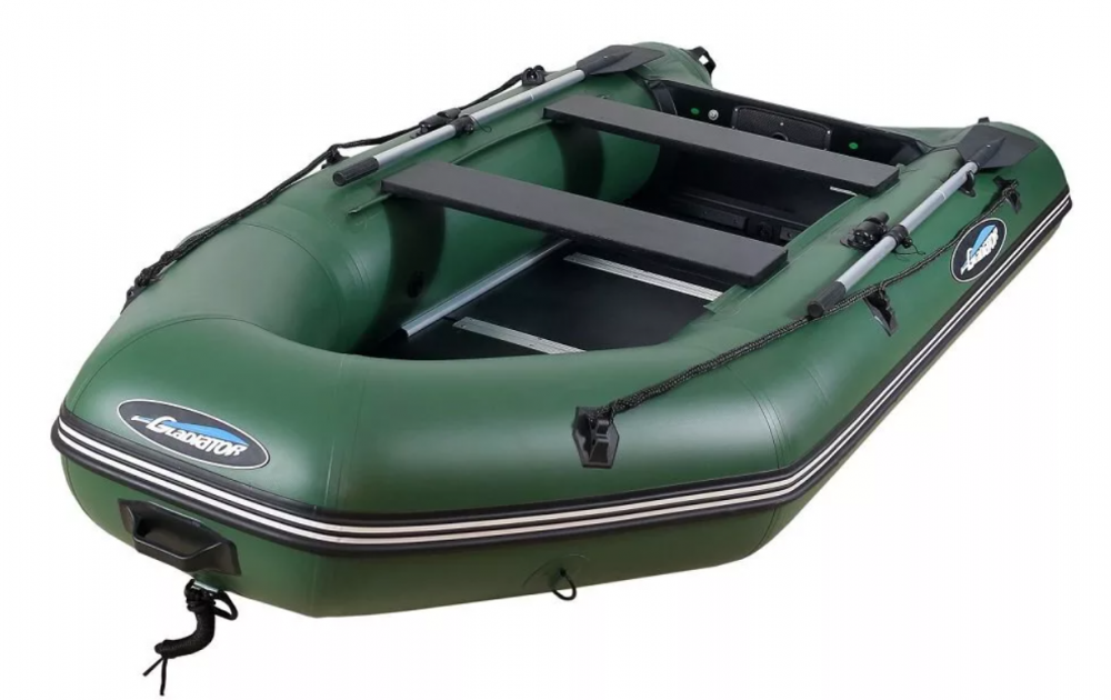 МОТОРНО-ГРЕБНАЯ ЛОДКА ПВХ GLADIATOR A 320 ТК С ФАНЕРНЫМ ПОЛОМ в Майкопе