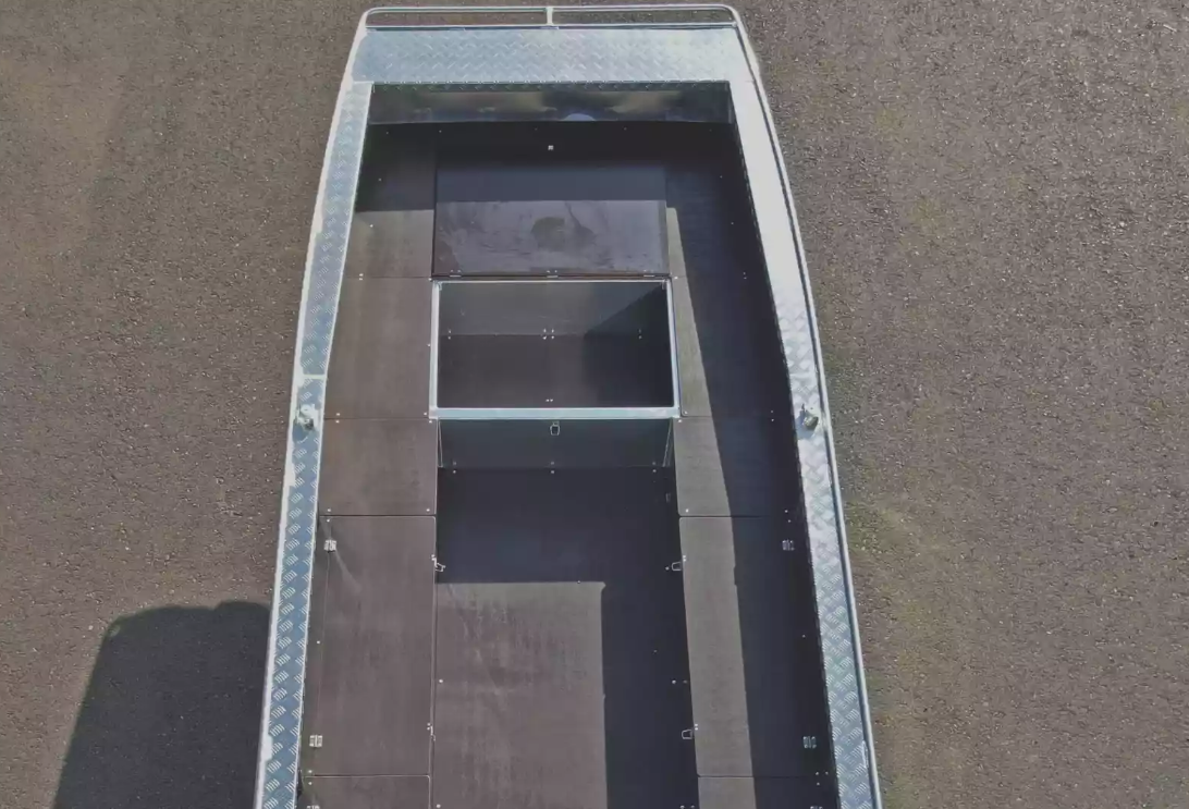 Алюминиевая лодка Wyatboat-490 Jonboat в Майкопе