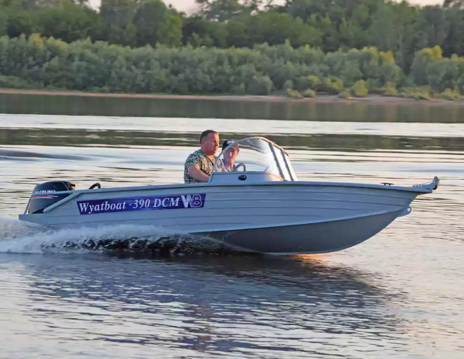 Алюминиевая лодка Wyatboat-390 DCM в Майкопе