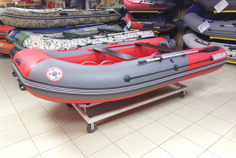 КОМПЛЕКТ Лодка MISHIMO PRO 350 + ЛОДОЧНЫЙ МОТОР MARLIN MP 9.9 (20) AMHS PRO в Майкопе