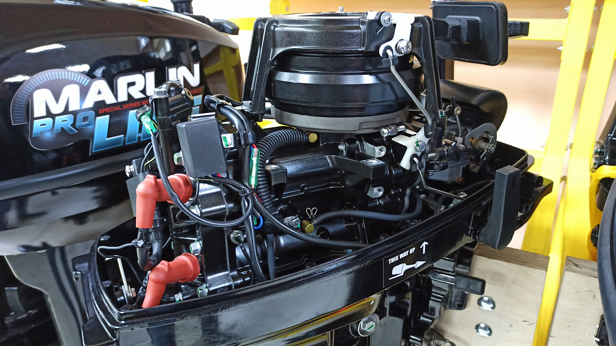 КОМПЛЕКТ Лодка MISHIMO PRO 350 + ЛОДОЧНЫЙ МОТОР MARLIN MP 9.9 (20) AMHS PRO в Майкопе