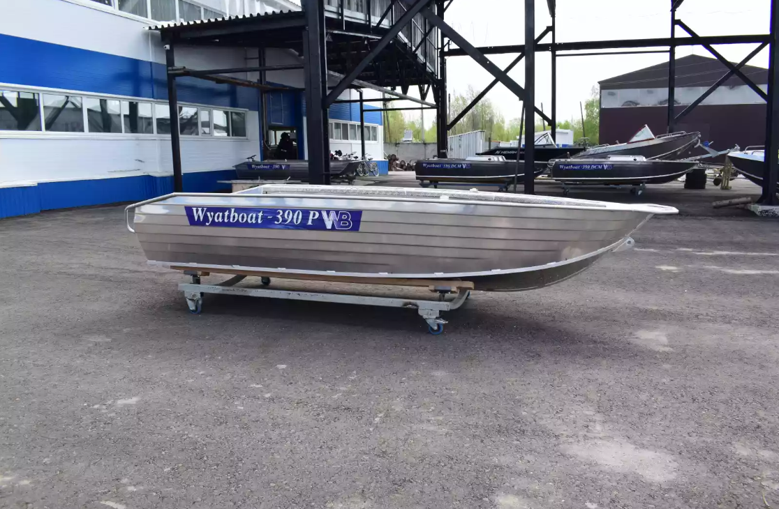 Алюминиевая лодка Wyatboat-390Р Увеличенный борт в Майкопе