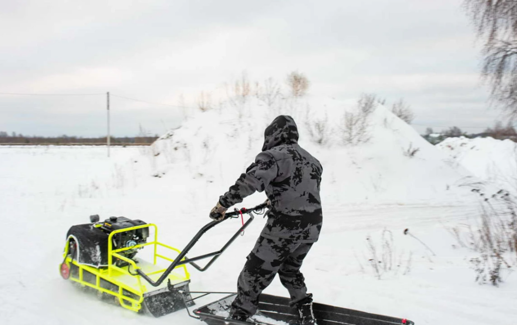 Мотобуксировщик Бурлак ХОЗЯИН-1 (капот металл) в Майкопе