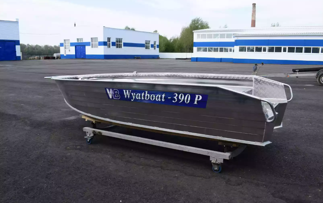 Алюминиевая лодка Wyatboat-390Р Увеличенный борт в Майкопе