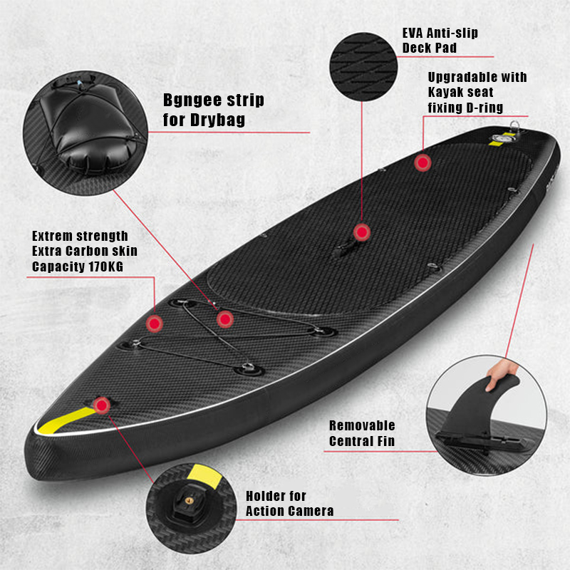 SUP (САП) ДОСКА MISHIMO CARBON DARKSIDE 11’ (335СМ) в Майкопе