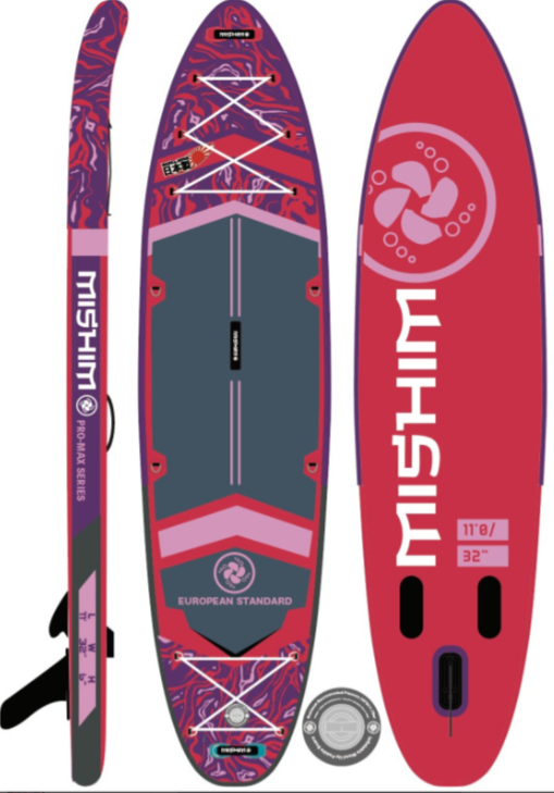SUP (САП) Доска MISHIMO PRO-MAX Viva Magenta 10.6’ (320см) в Майкопе