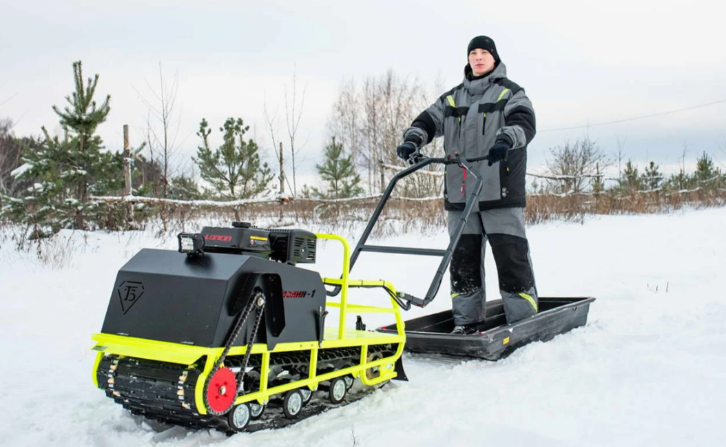 Мотобуксировщик Бурлак ХОЗЯИН-1 (капот металл) в Майкопе