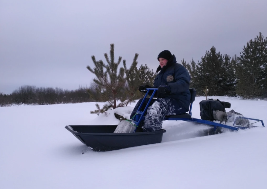 Мотобуксировщик толкач Альбатрос-XL8 с модулем. С фарой, склизы в Майкопе