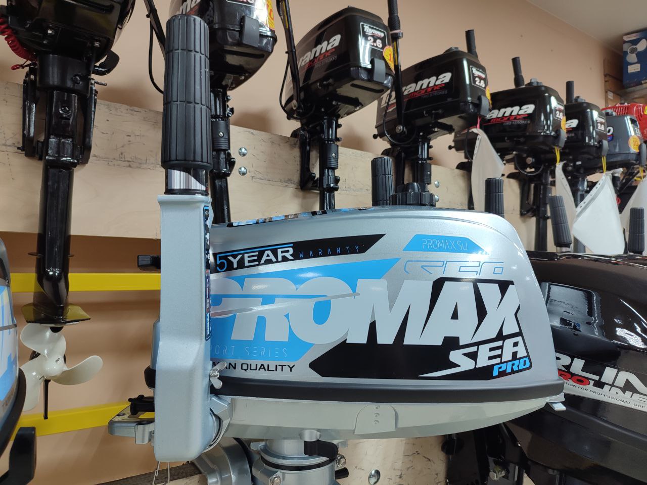 Лодочный мотор PROMAX SP5FHS (внешний бак 12 л) в Майкопе