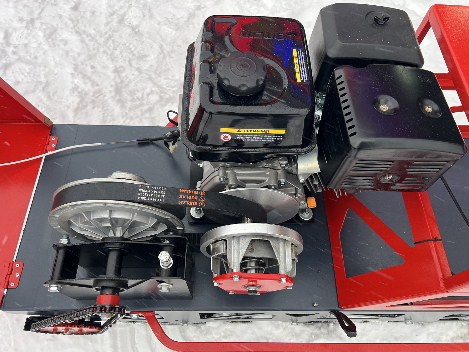 Мотобуксировщик EX-MOTO SNOWDOG S500 15л.с в Майкопе