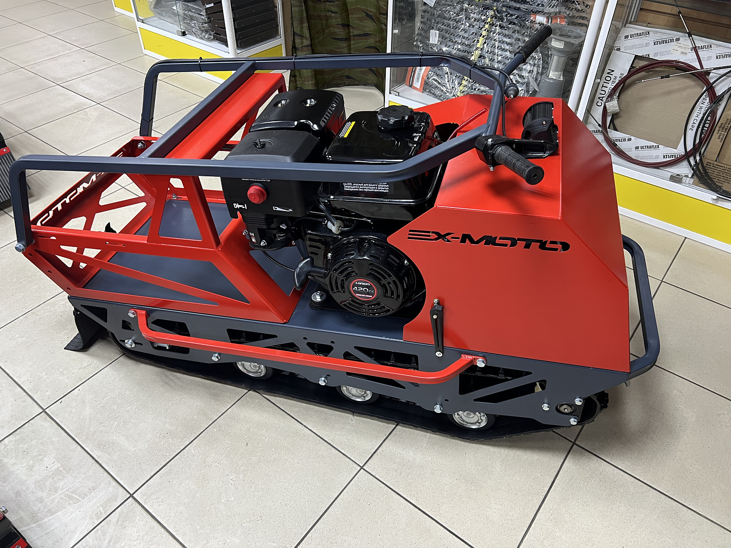 Мотобуксировщик EX-MOTO SNOWDOG S500 15л.с в Майкопе