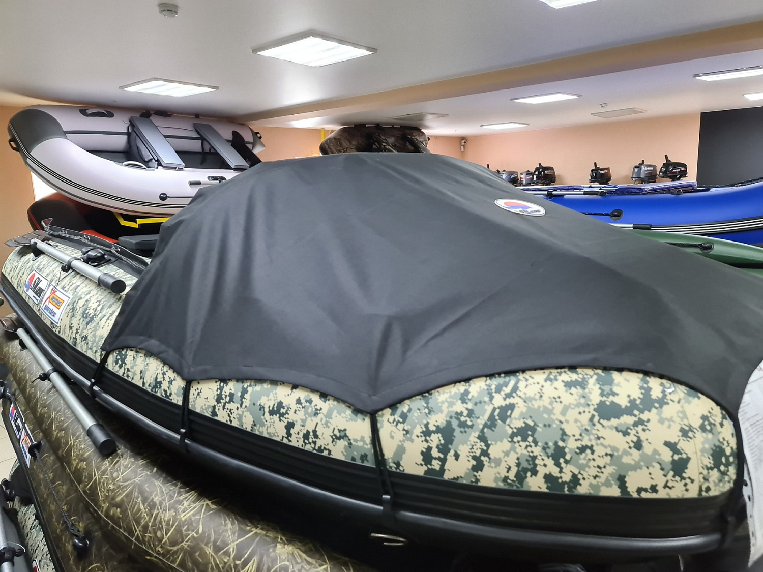 КОМПЛЕКТ НОСОВОГО ТЕНТА К ЛОДКЕ SMARINE AIR MAX 360 ЧЕРНЫЙ в Майкопе