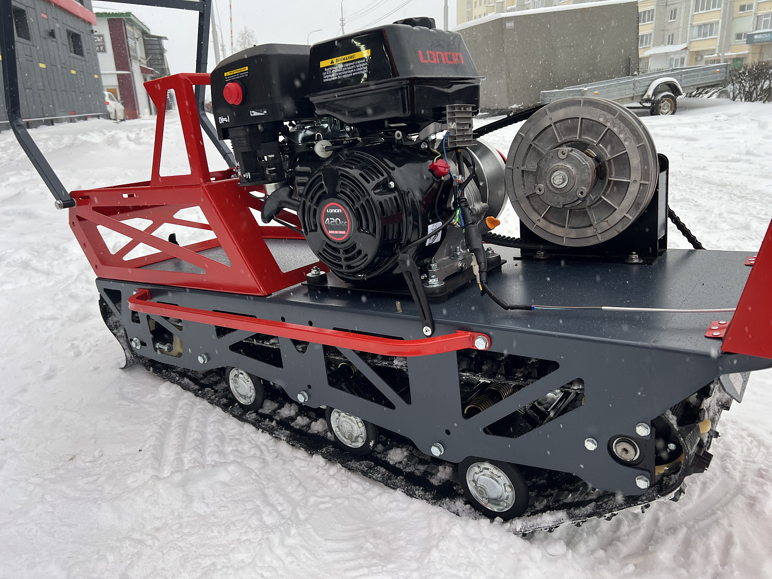 Мотобуксировщик EX-MOTO SNOWDOG S500 15л.с в Майкопе