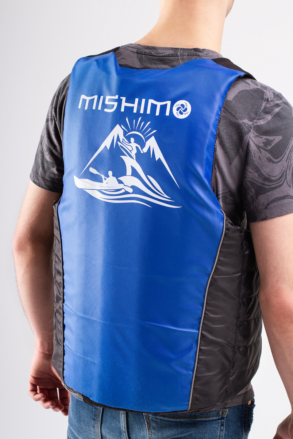 Жилет спасательный MISHIMO PRO Премиум качества Черно-синий в Майкопе