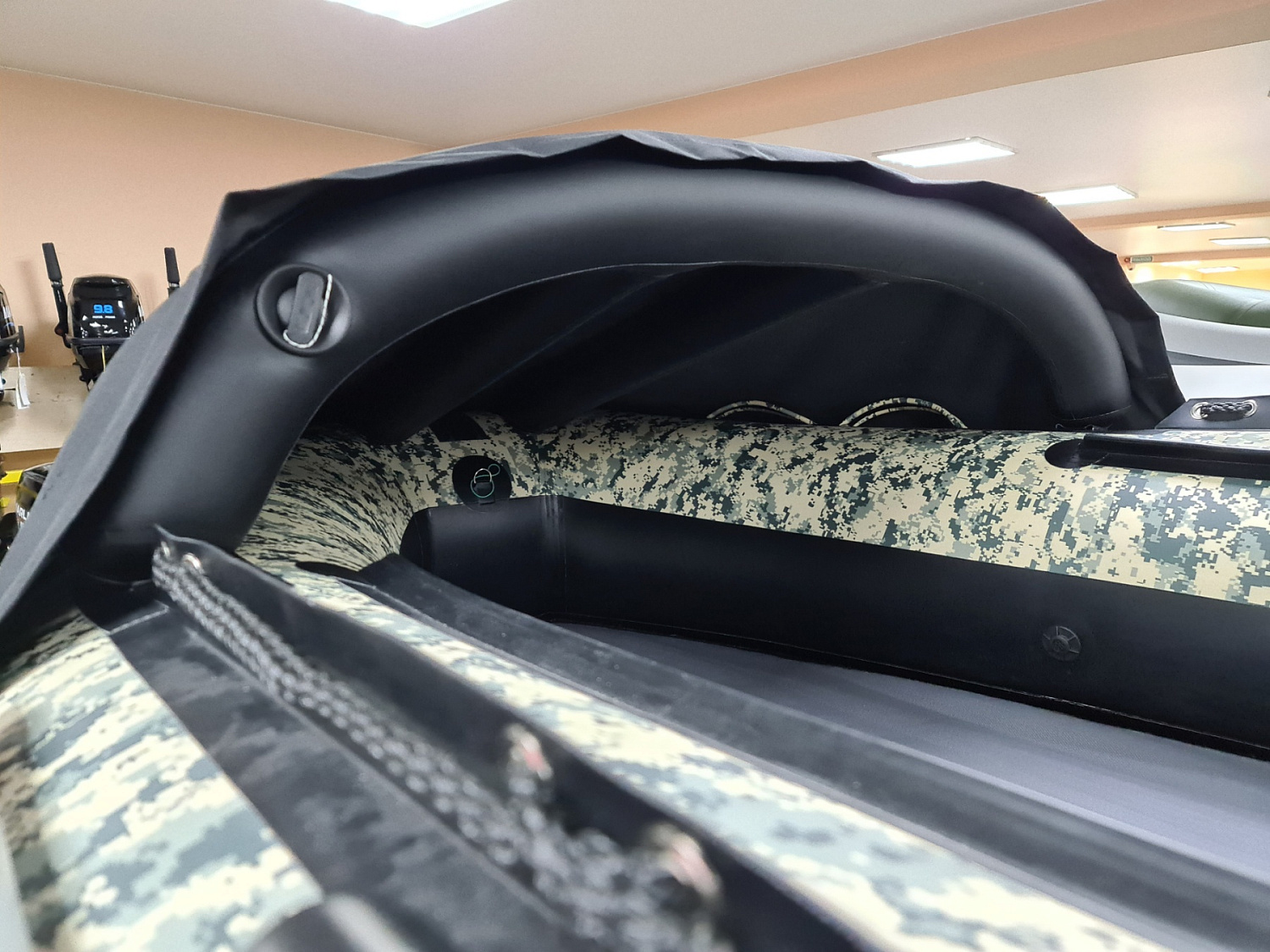 КОМПЛЕКТ НОСОВОГО ТЕНТА К ЛОДКЕ SMARINE AIR MAX 360 ЧЕРНЫЙ в Майкопе