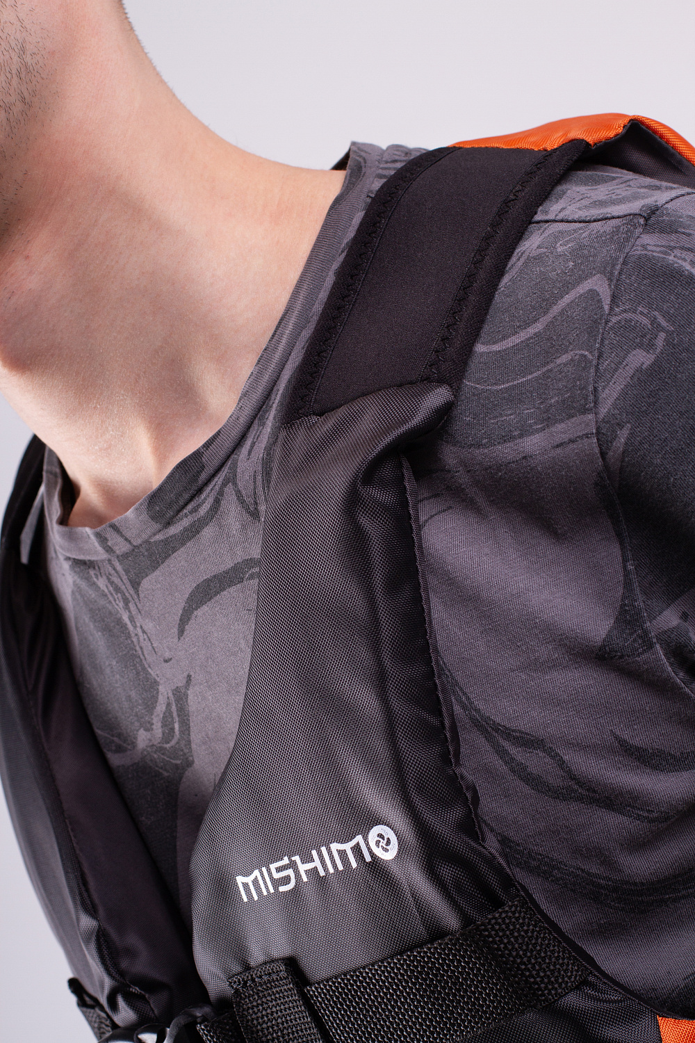 Жилет спасательный MISHIMO PRO Премиум качества Черно-оранжевый в Майкопе