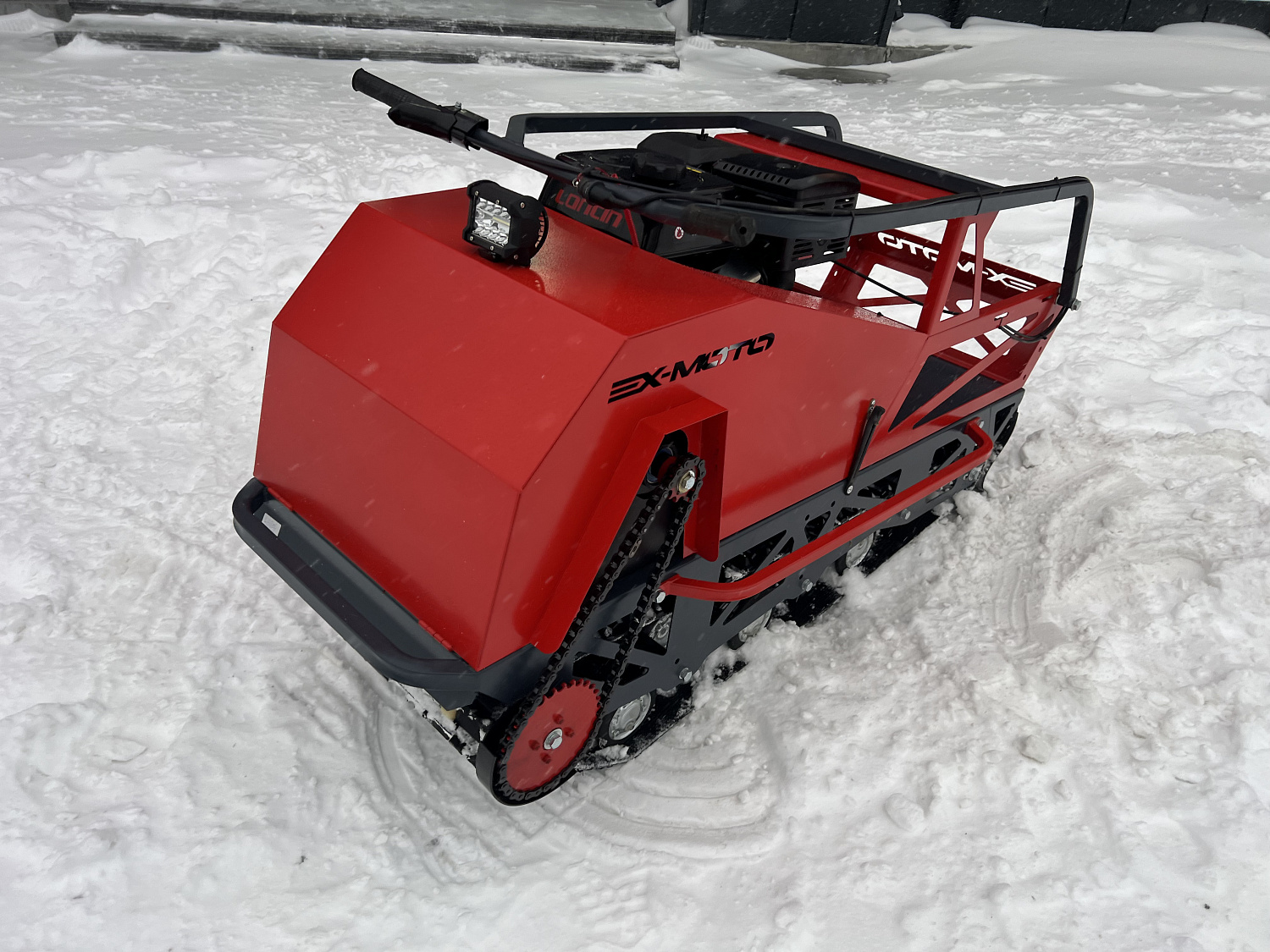 Мотобуксировщик EX-MOTO SNOWDOG S500 15л.с в Майкопе