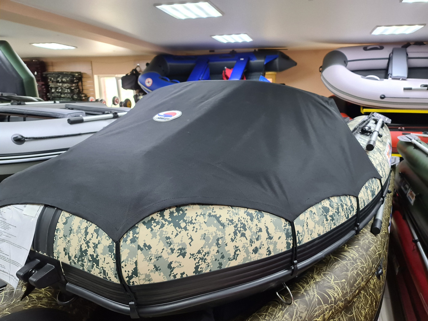 КОМПЛЕКТ НОСОВОГО ТЕНТА К ЛОДКЕ SMARINE AIR MAX 360 ЧЕРНЫЙ в Майкопе